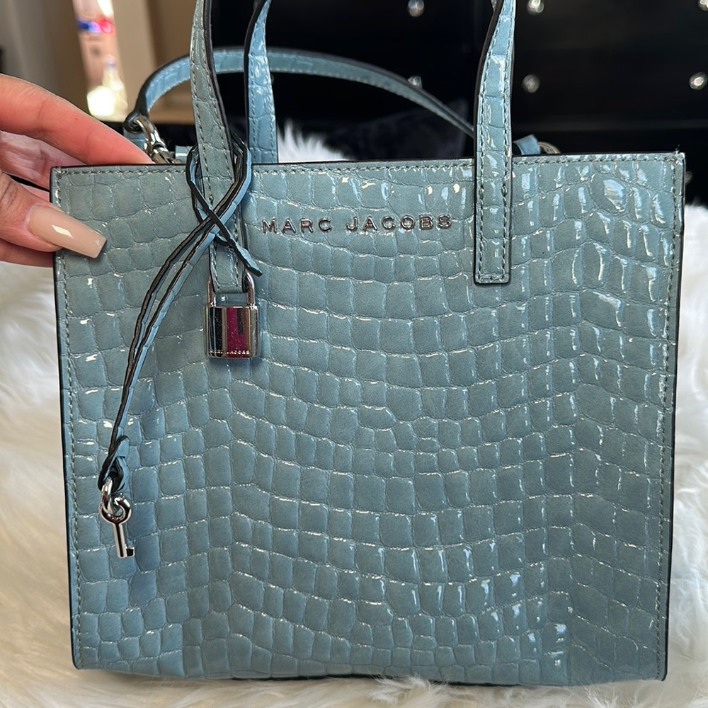 Marc Jacobs Stone Blue Mini tote Crossbody